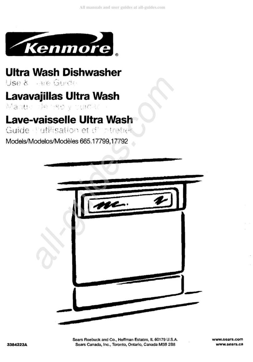 Kenmore Ultra Wash 665.17799 Use & care guide