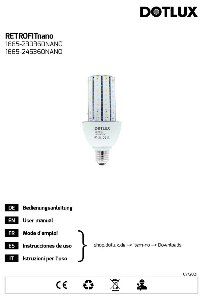 DOTLUX RETROFITnano user manual