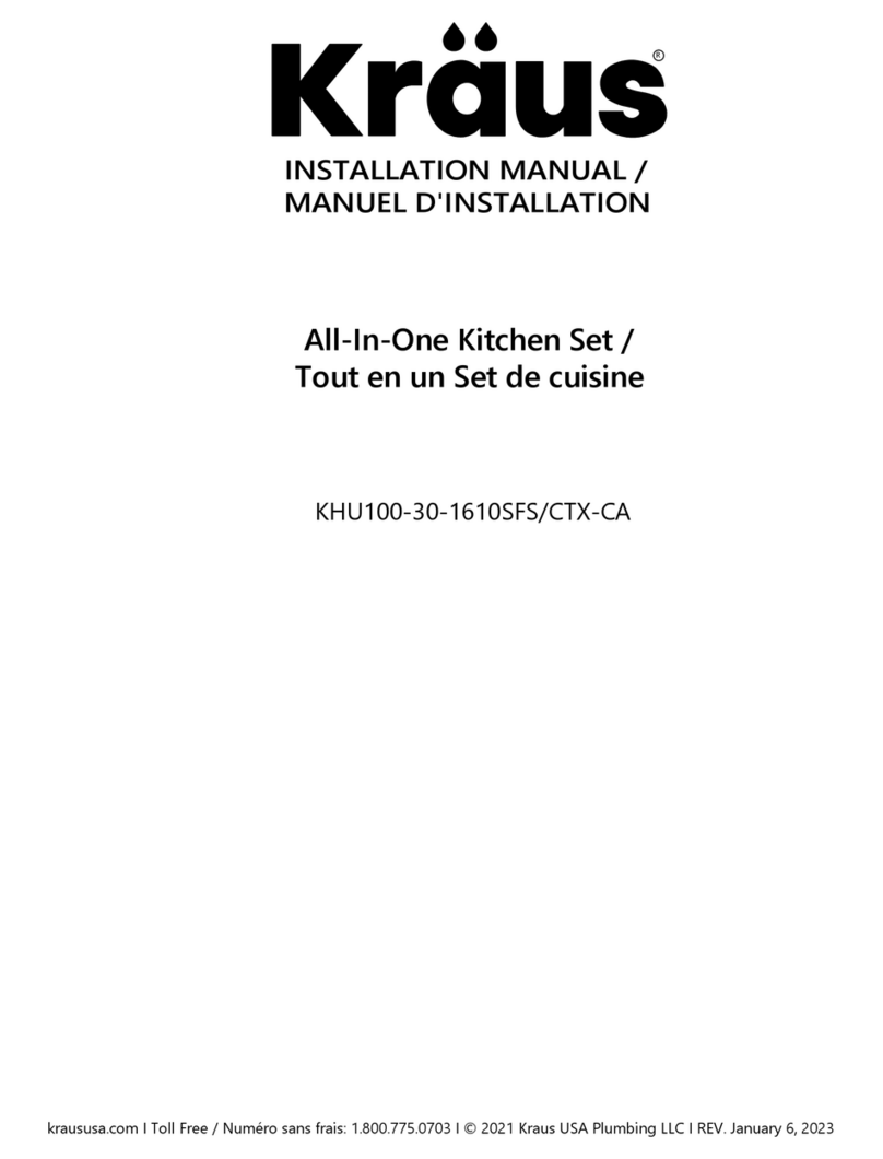 Kraus KHU100-30-1610SFS-CA installation manual