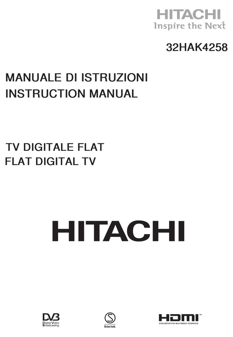 Hitachi 32HAK4258 instruction manual