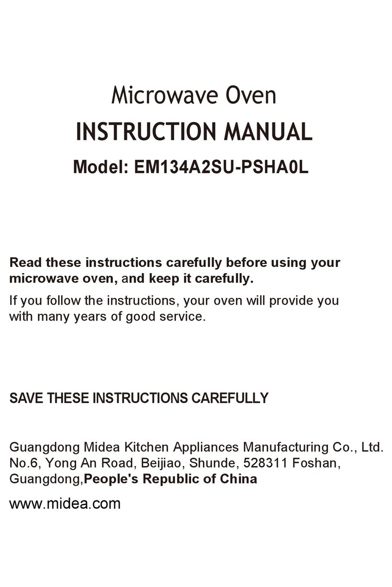 Midea EM134A2SU-PSHA0L User manual
