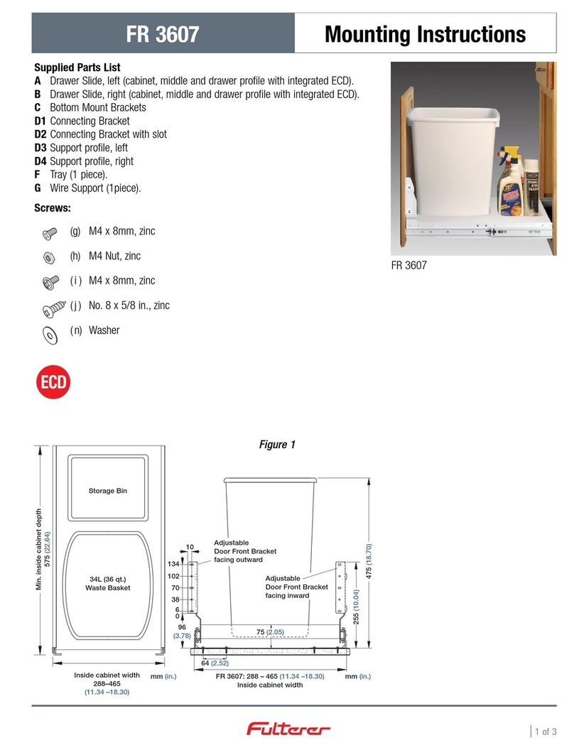 Fulterer FR 3607 Mounting instructions