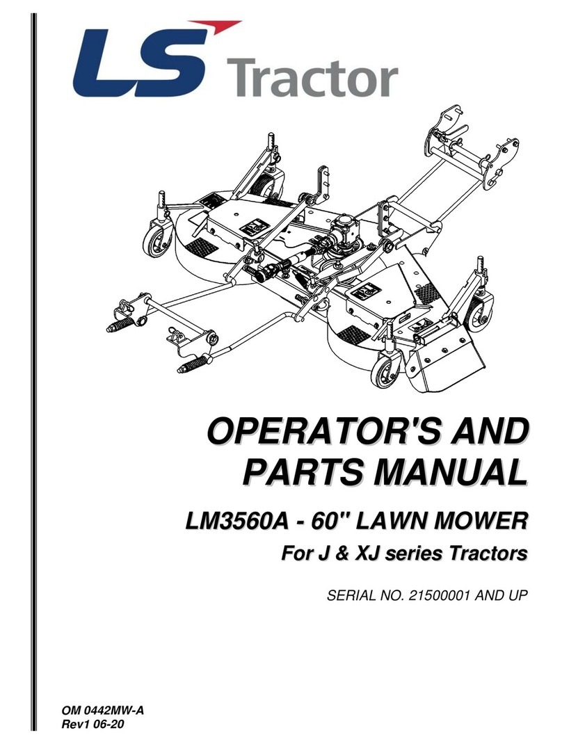 LS tractor LM3560A Operator and parts manual