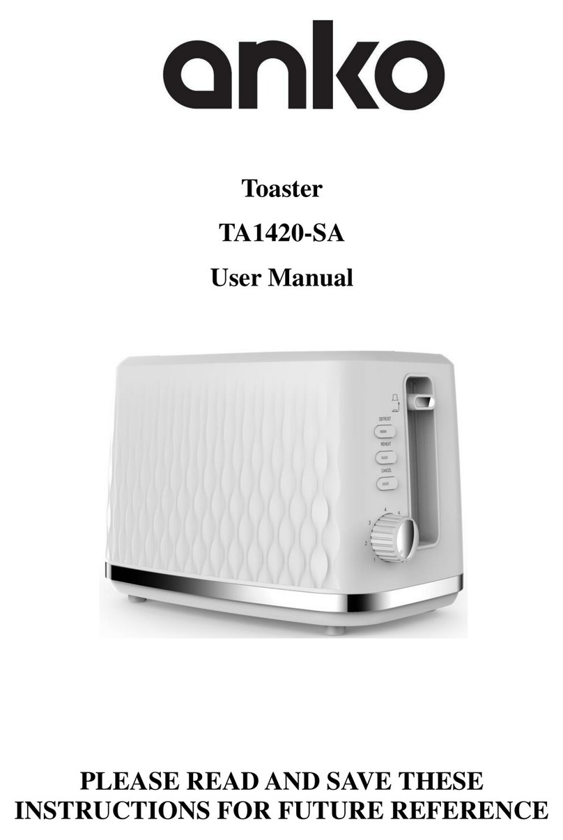 anko TA1420-SA user manual