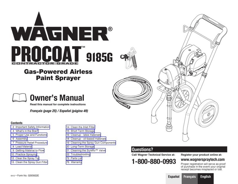 WAGNER PROCAT 9185G owner's manual