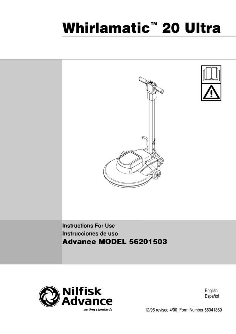 Nilfisk-Advance 56201503 Instructions for use
