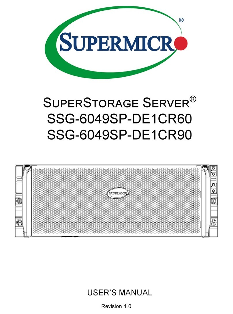 Supermicro SuperStorage SSG-6049SP-DE1CR60 User manual