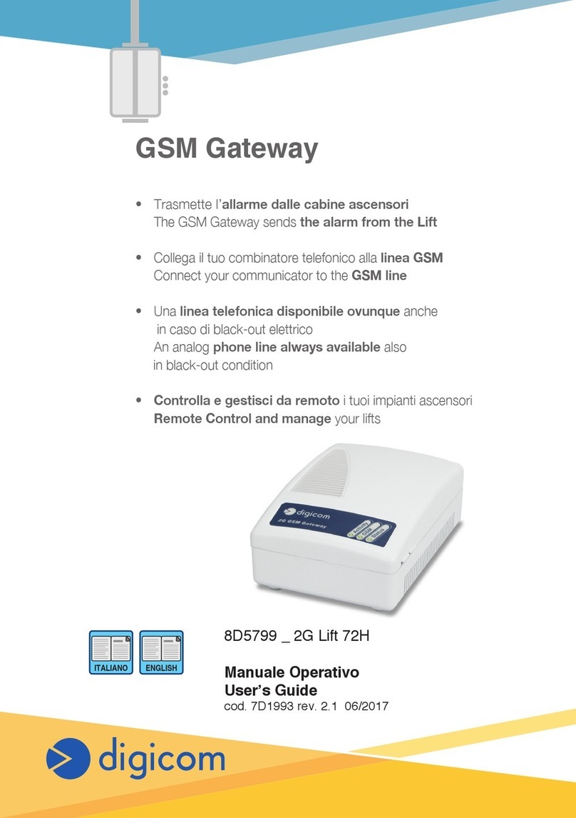 Digicom 8D5799 User manual