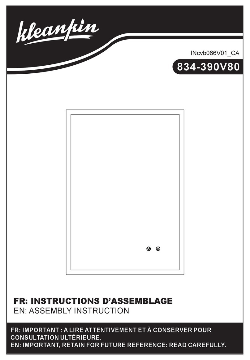 kleankin 834-390V80 Assembly instruction