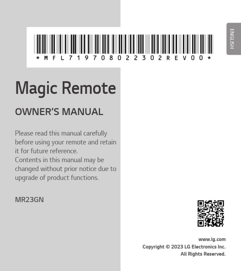 LG Magic Remote MR23GN owner's manual