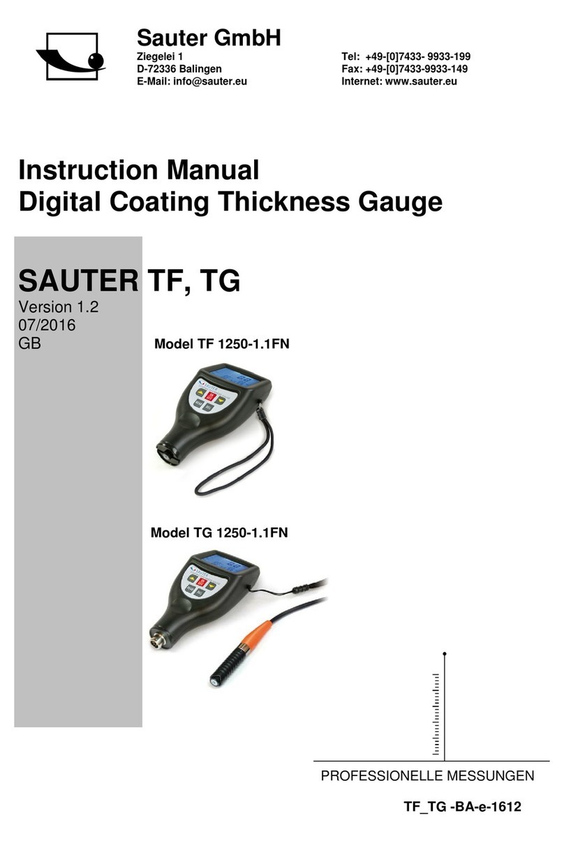 sauter TF 1250-1.1FN User manual sauter TF 1250-1.1FN User manual