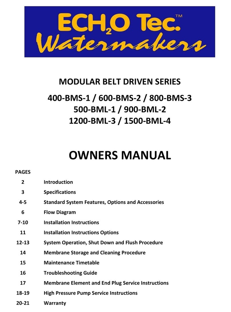 ECH2O Tec. 400-BMS-1 User manual
