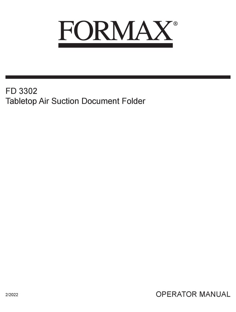 Formax FD 3302 User manual
