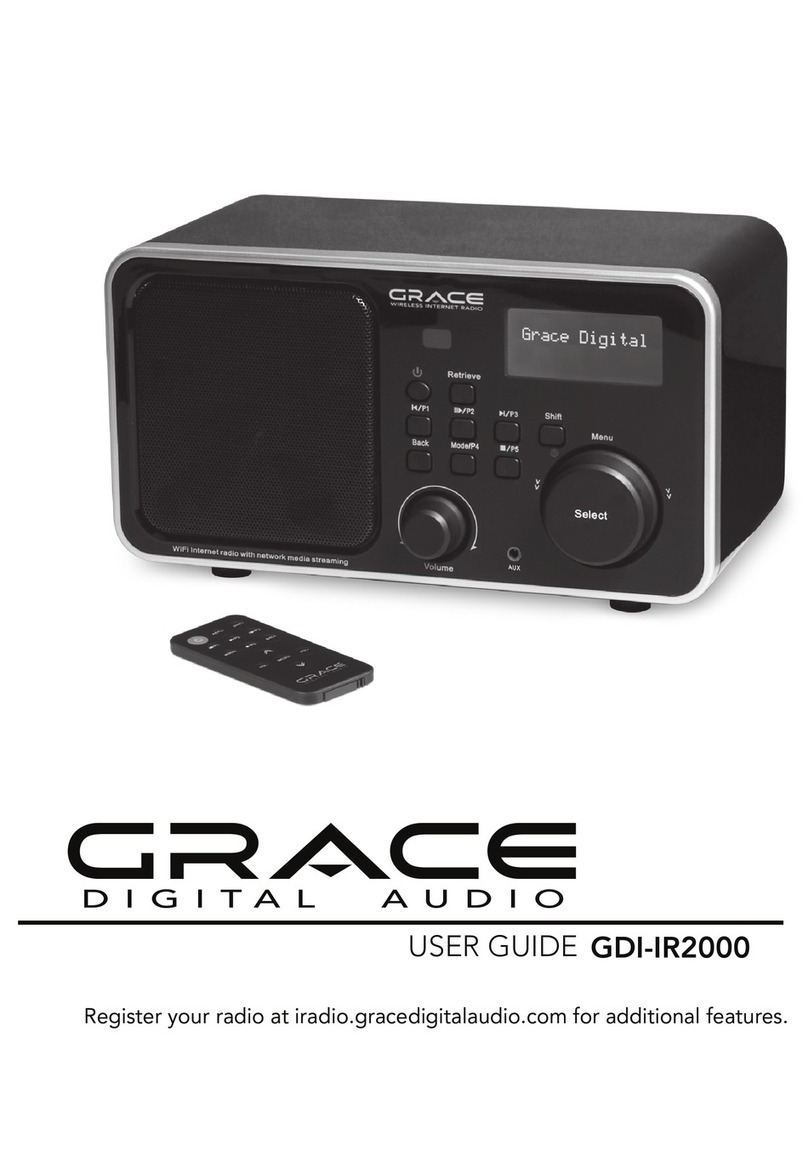 Grace Digital Audio GDI-IR2000 user guide Grace Digital Audio GDI-IR2000 user guide