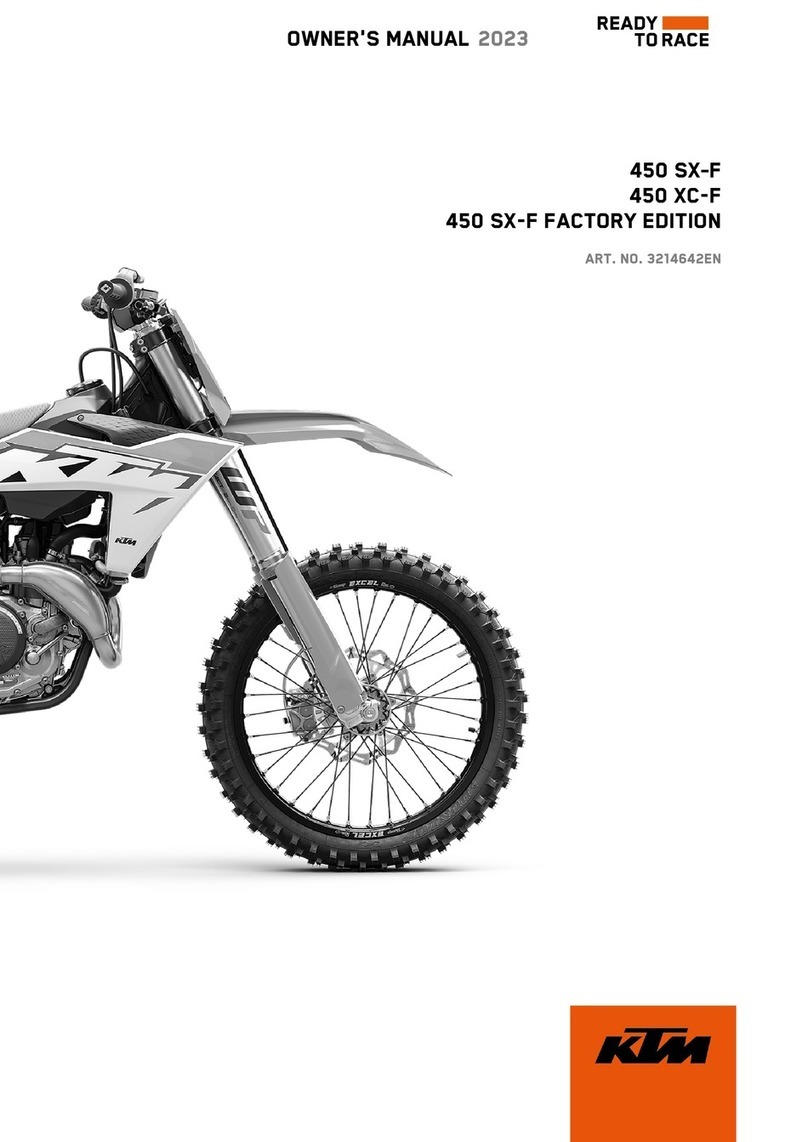 KTM 450 SX-F 2023 User manual