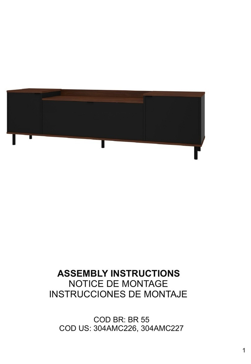 Manhattan Comfort Mosholu BR 55 Assembly instructions