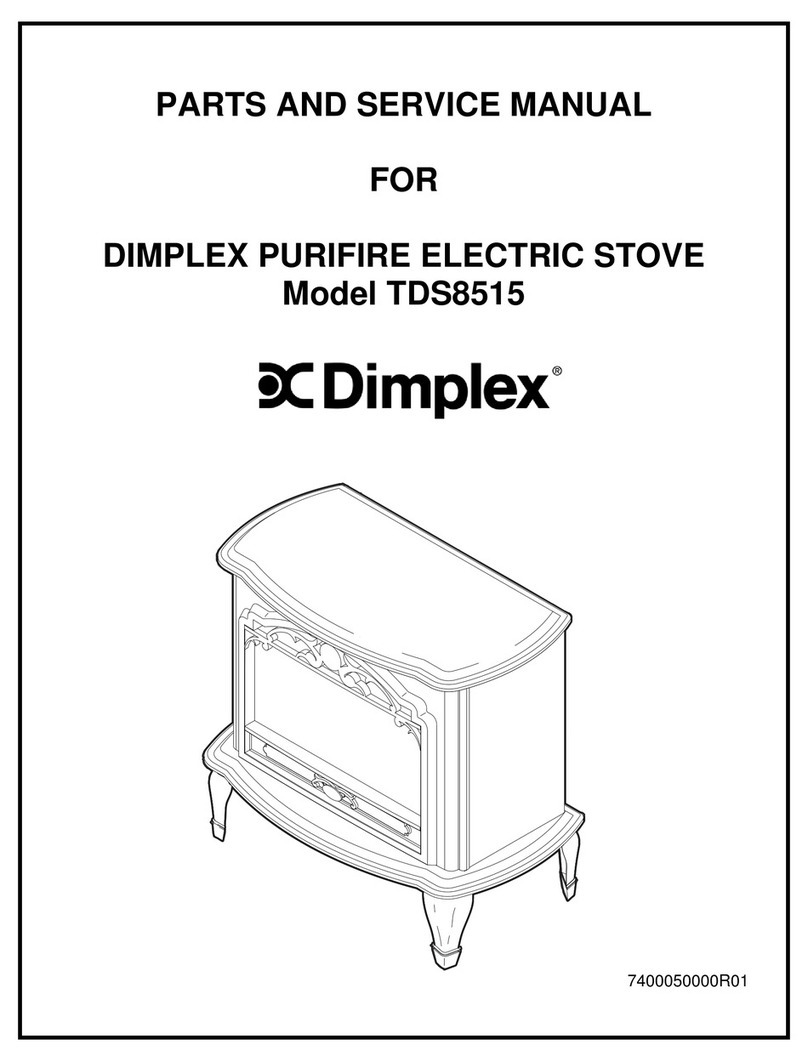 Dimplex TDS8515 Quick start guide Dimplex TDS8515 Quick start guide