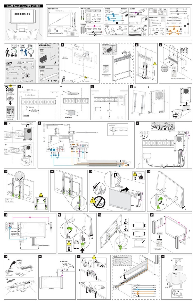 SMART BOARD 8055i-G5 manual