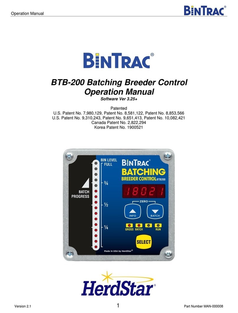 herdstar BinTrac BTB-200 Operation manual