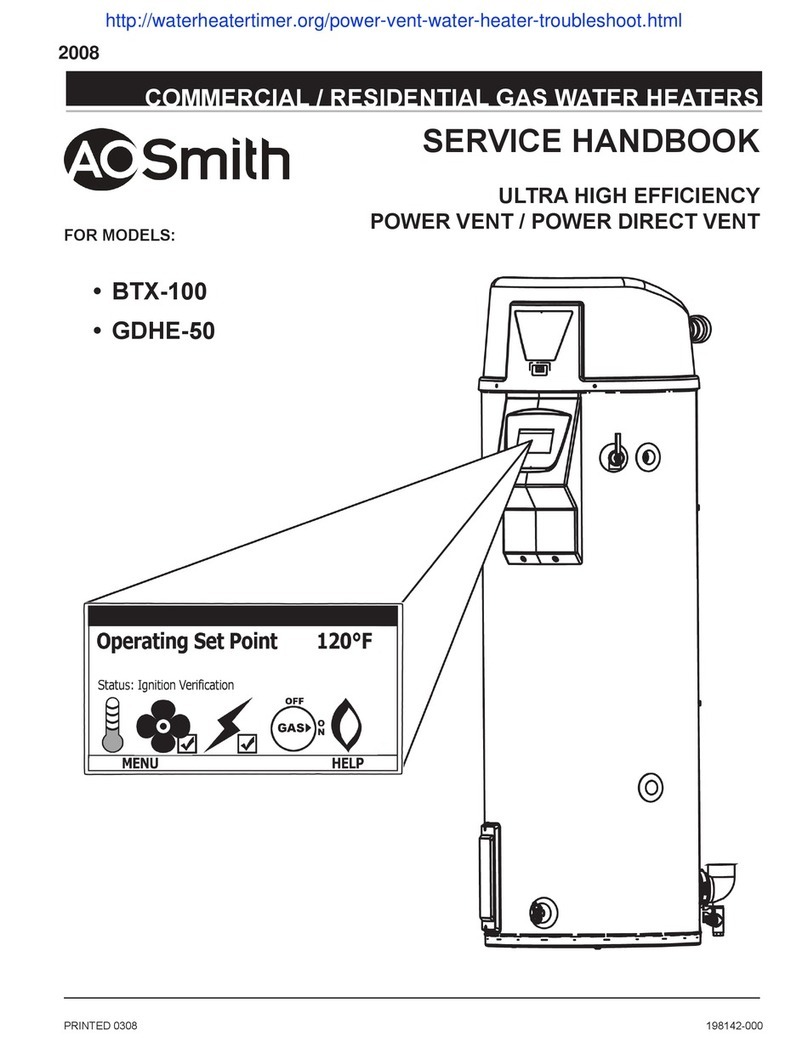 A.O. Smith BTX 100 How to use