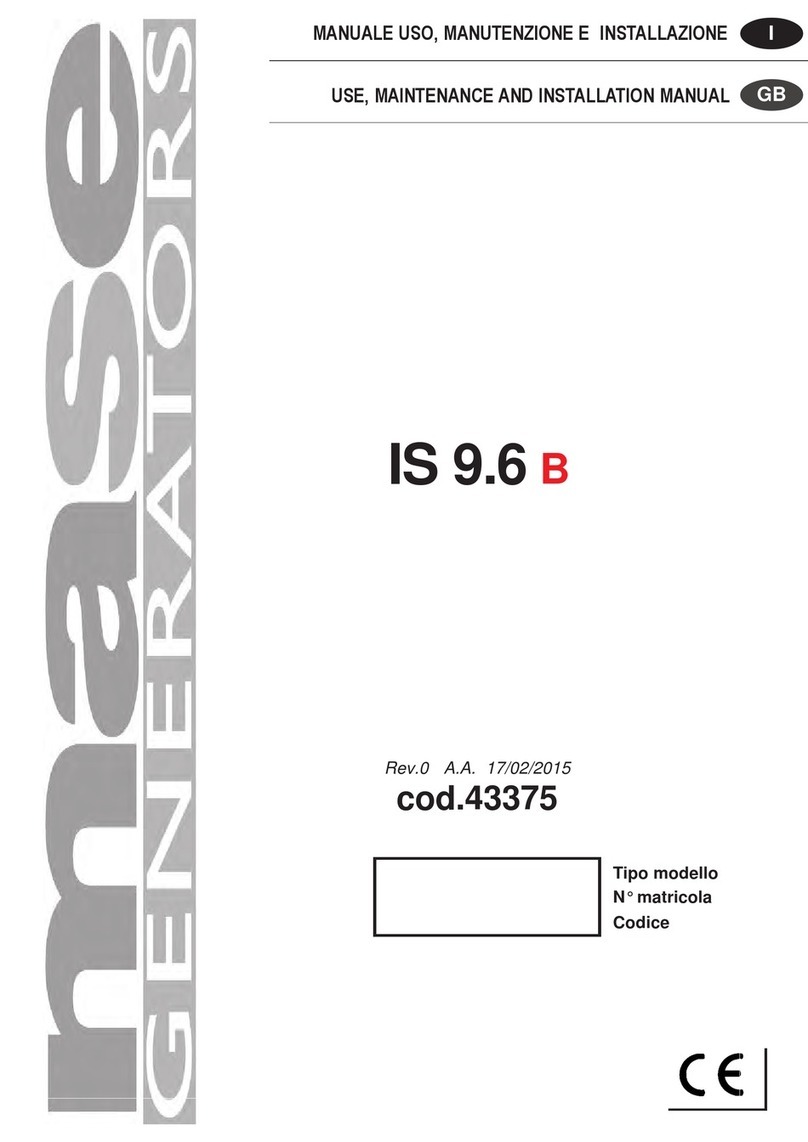Mase IS 9.6 B User manual