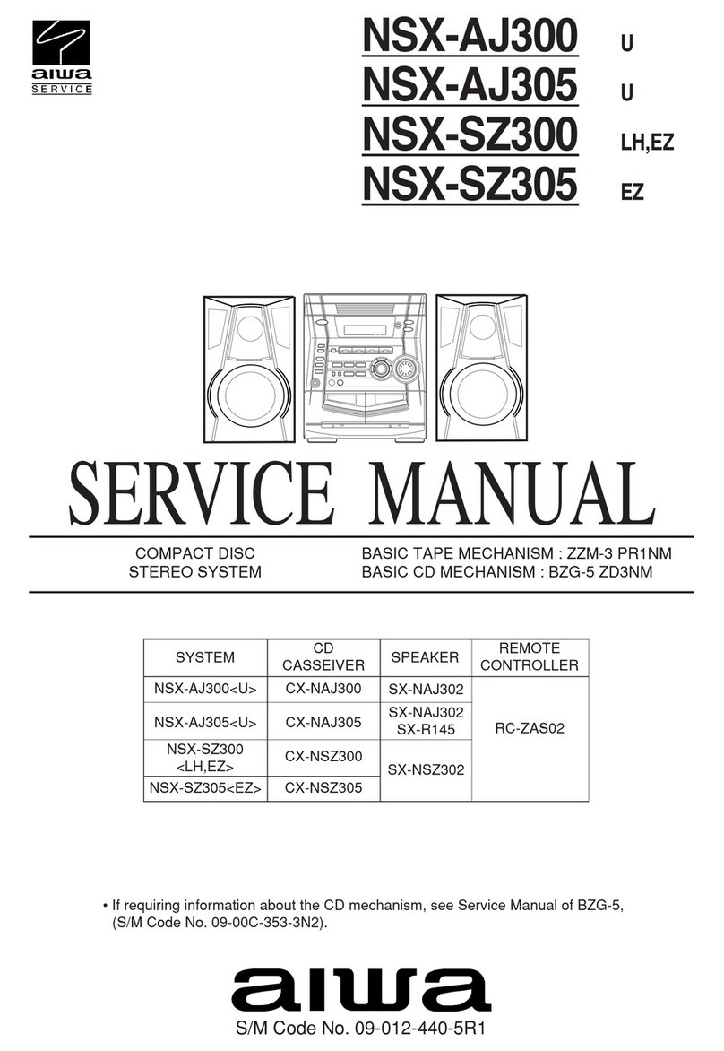 Aiwa NSX-AJ305 User manual