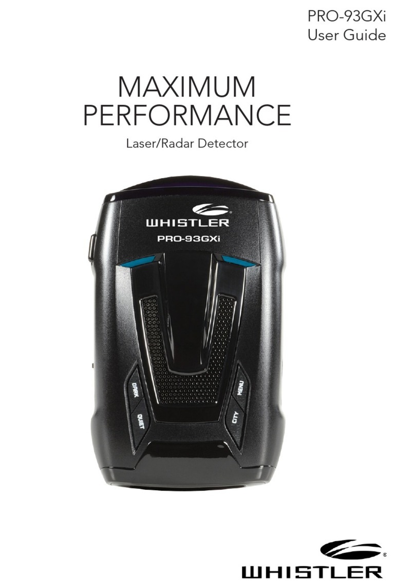 Whistler MAXIMUM PERFORMANCE User manual Whistler MAXIMUM PERFORMANCE User manual