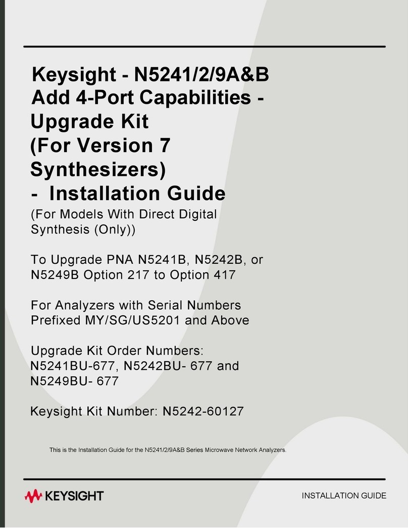 Keysight Technologies N5241BU-677 User manual