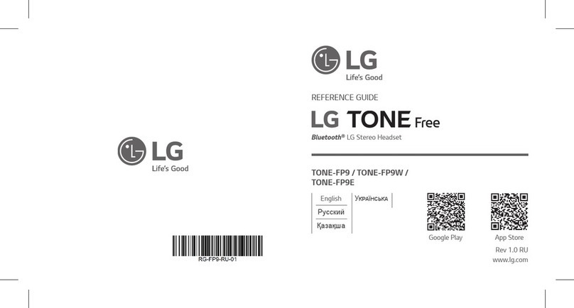 LG TONE-FP9 reference guide