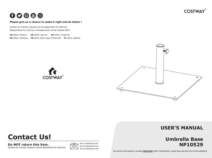 Costway NP10529 User manual