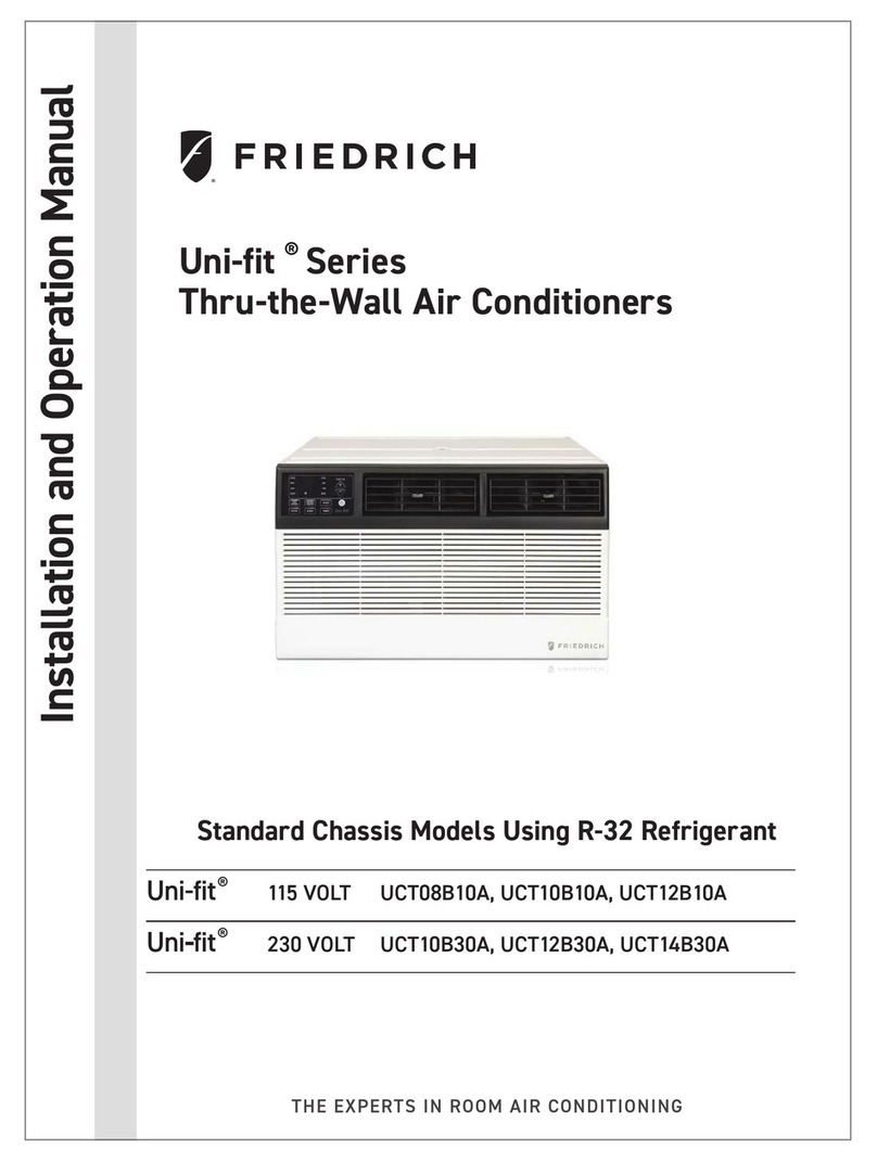 Friedrich Unifit Series User manual Friedrich Unifit Series User manual