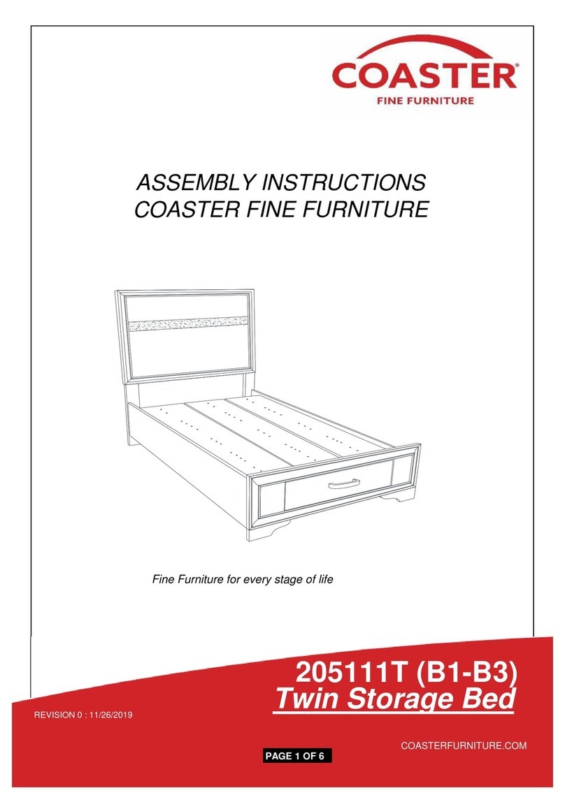 Coaster 205111T User manual Coaster 205111T User manual