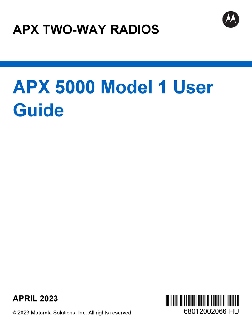 Motorola APX 5000 1 User manual