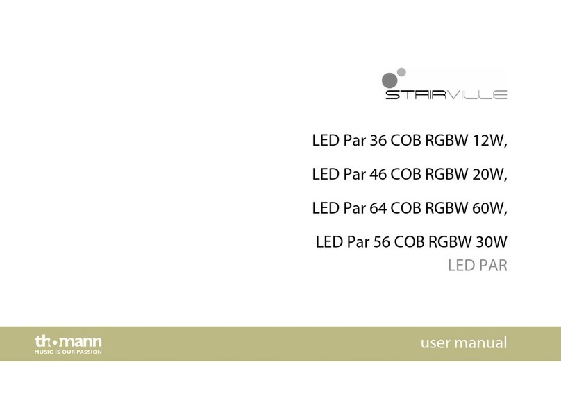 thomann Stairville LED Par 36 COB RGBW 12W User manual