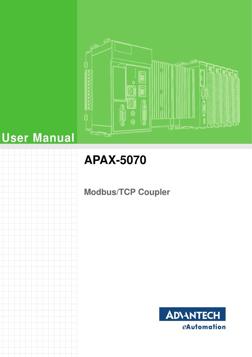 Advantech APAX-5070 User manual