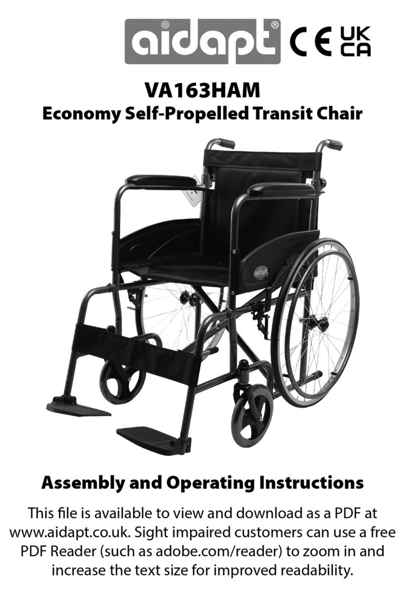 aidapt VA163HAM User manual