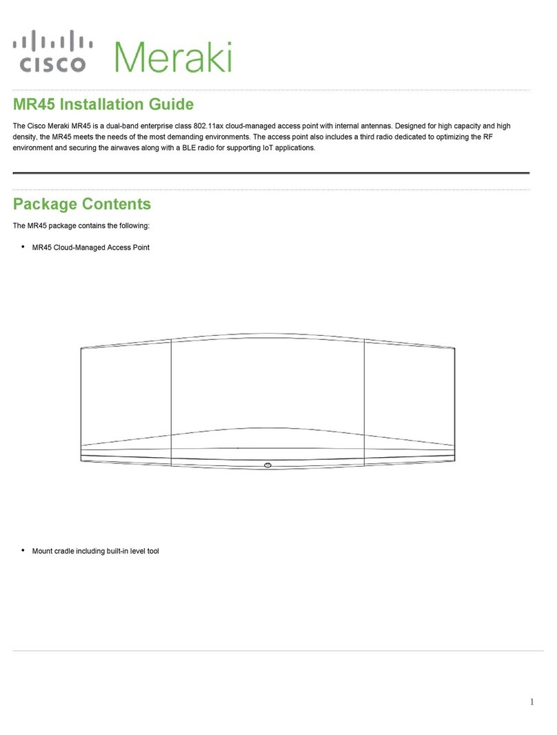 Cisco MERAKI MR45 User manual