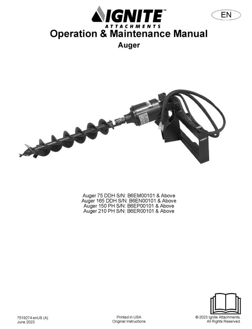 Ignite Auger 75 DDH Operation & maintenance manual