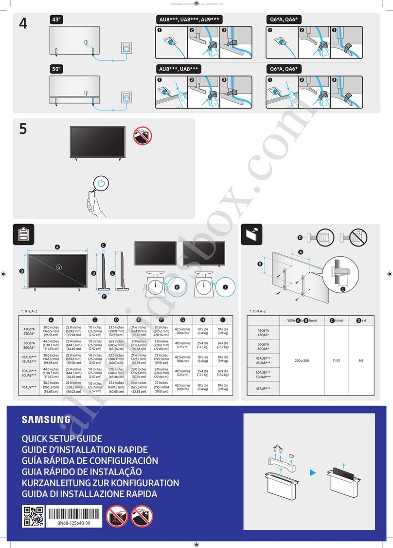 Samsung 43Q6 A Series User manual
