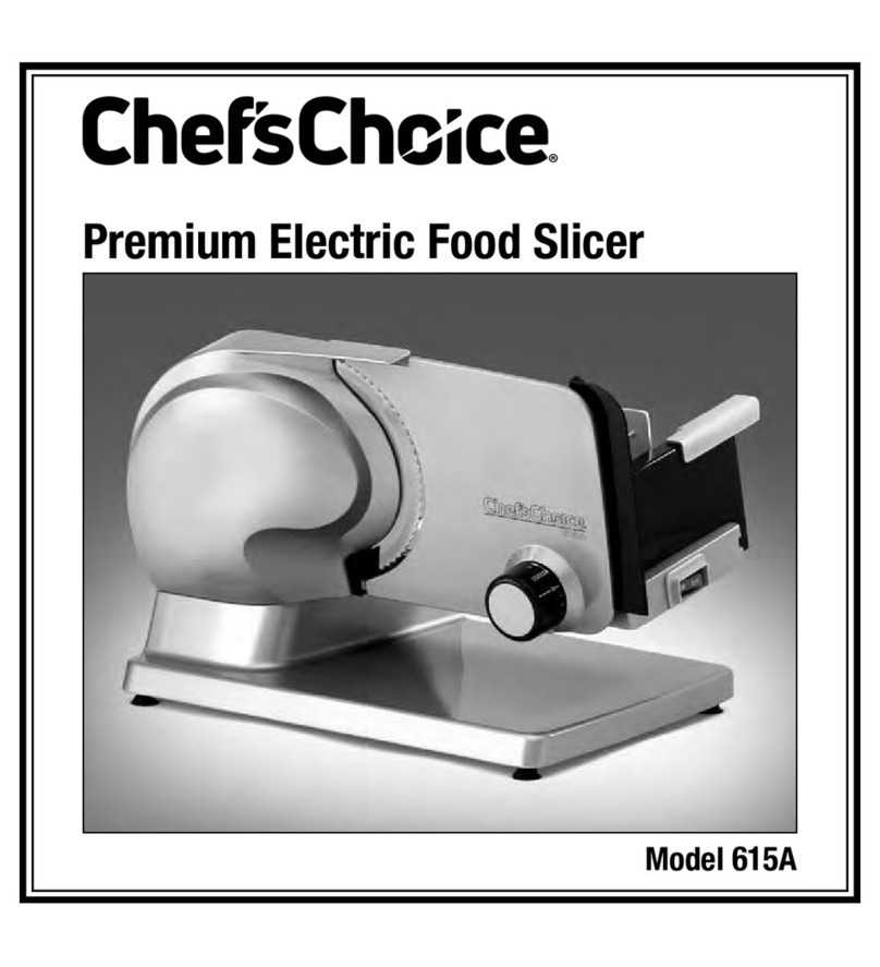 Chef's Choice 615A quick start guide