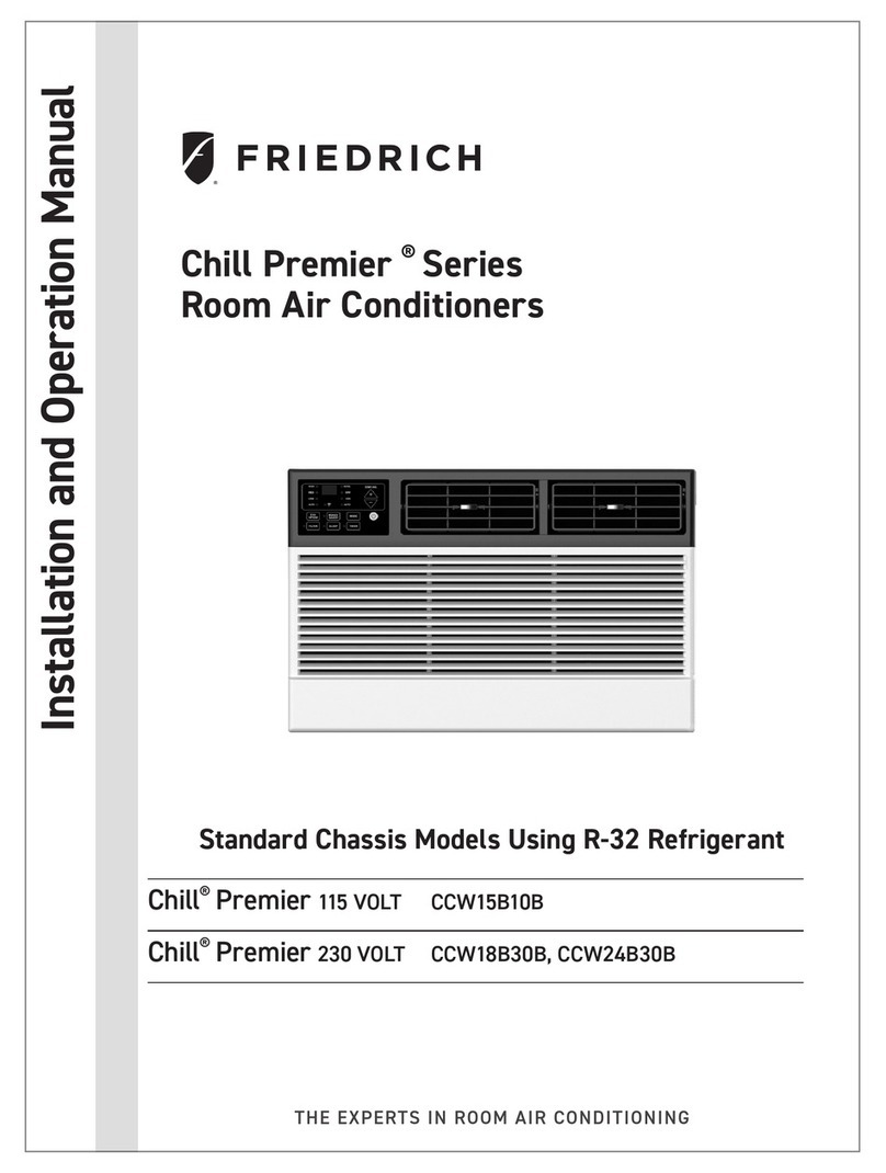 Friedrich Chill Premier Series User manual