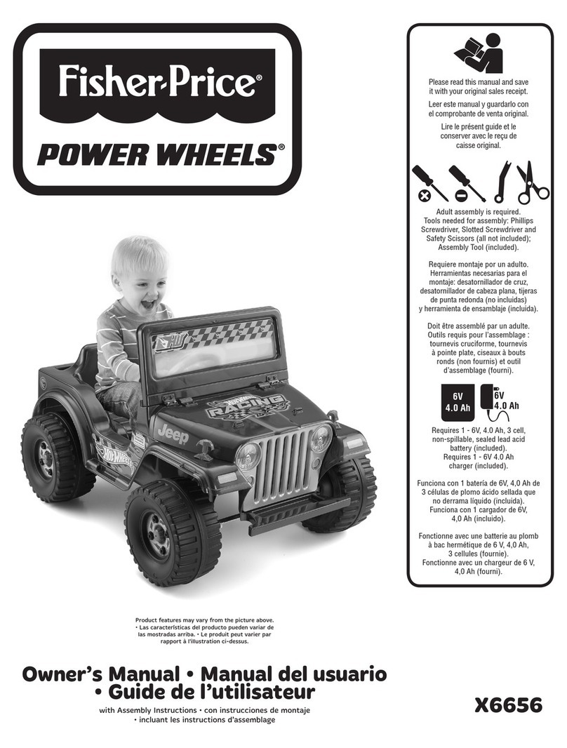 Fisher-Price Power Wheels X6656 owner's manual