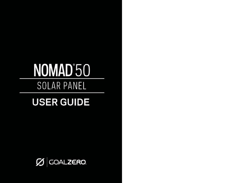 GOAL ZERO Nomad 50 User manual
