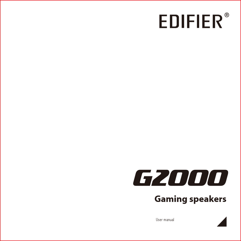 EDIFIER G2000 User manual
