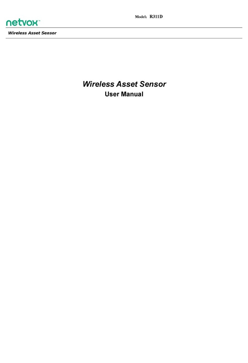 netvox R311D User manual netvox R311D User manual