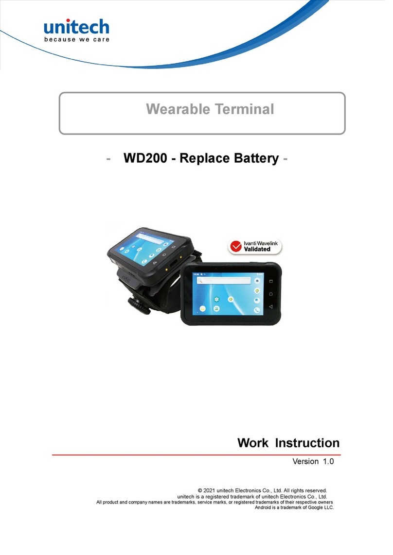 Unitech WD200 Work Instruction