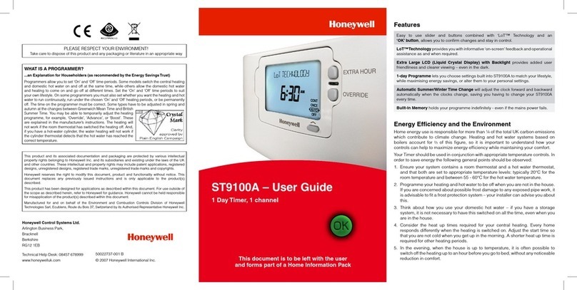 Honeywell ST9100A User manual