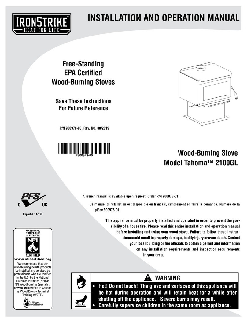 IronStrike Tahoma 2100GL Installation and operation manual
