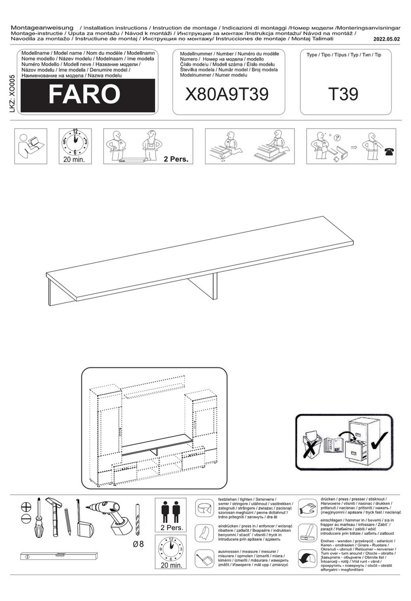 Faro T39 installation instructions