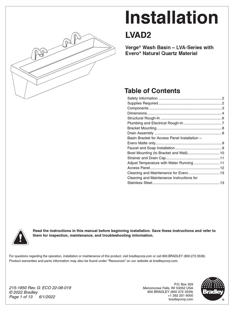 Bradley Verge LVA Series User manual